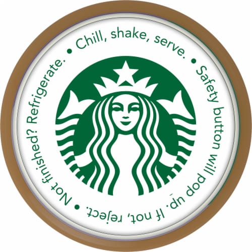 Starbucks® Cold & Crafted Splash of Milk & Mocha Premium Coffee Drink Perspective: top