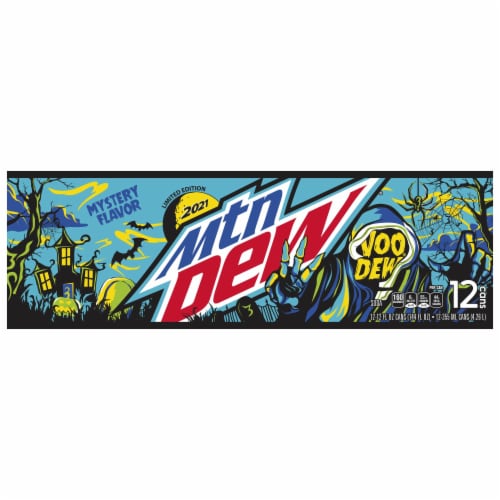 Mountain Dew® Voo Dew® Mystery Flavor Soda, 12 cans /12 fl oz King
