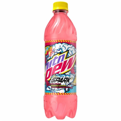 Mountain Dew® Spark Soda Bottles Perspective: top