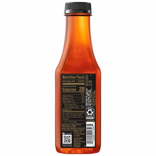 Pure Leaf Subtly Sweet Tea Lower Sugar Iced Tea Perspective: top