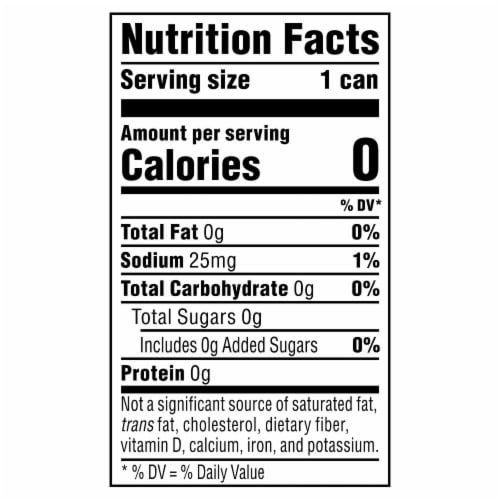 Starry Zero Sugar Lemon Lime Soda Pop Mini Cans Perspective: top