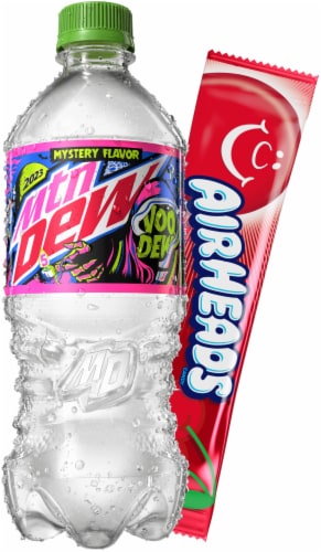 Mountain Dew® Voo Dew Mystery Flavor Soda Bottle Perspective: top