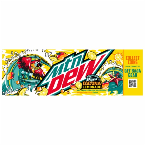 Mountain Dew Baja Laguna Lemonade Perspective: top