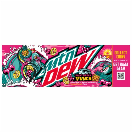 Mountain Dew Baja Point Break Punch Perspective: top