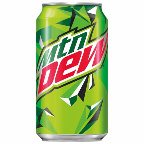 Mountain Dew® Soda Cans Perspective: top