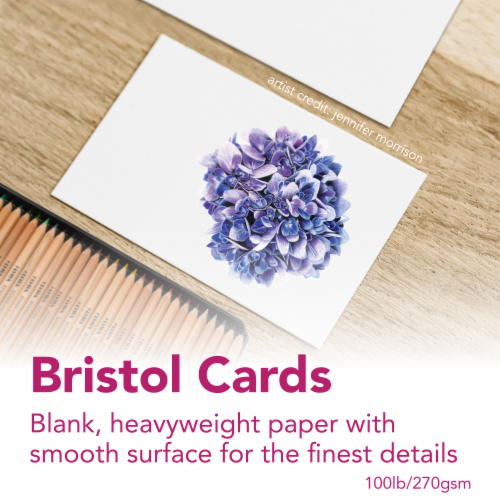 Strathmore® 300 Series Bristol Cards Perspective: top