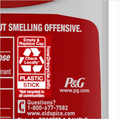 Old Spice High Endurance for Men Antiperspirant Deodorant Invisible Solid Fresh Scent Perspective: top