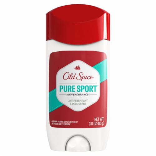 Old Spice High Endurance for Men Antiperspirant Deodorant Invisible Solid Pure Sport Scent Perspective: top