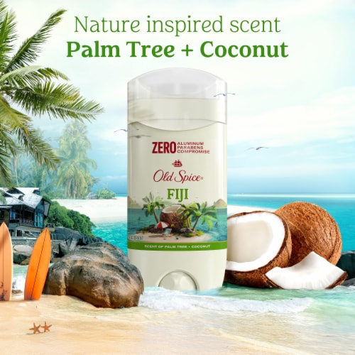 Old Spice® Aluminum-Free Fiji with Palm Tree Deodorant Perspective: top