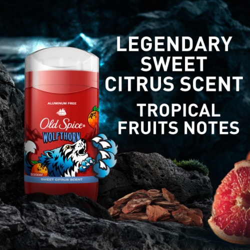 Old Spice for Antiperspirant Deodorant Invisible Solid Wolfthorn Scent 1-Pack Perspective: top
