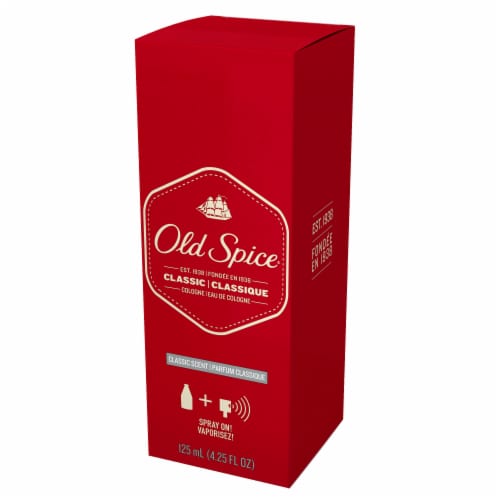 Old Spice Classic Scent Men's Cologne Spray Perspective: top