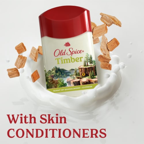 Old Spice for Men Antiperspirant Deodorant Invisible Solid Timber with Sandalwood Scent Perspective: top