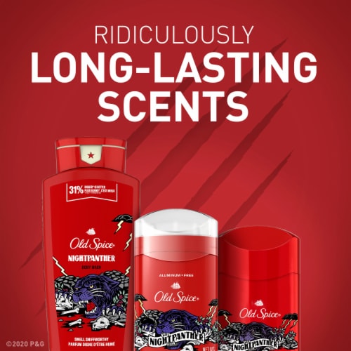 Old Spice Men's Night Panther Anti-Perspirant and Deodorant Perspective: top