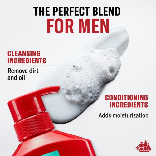 Old Spice Men's 2 in 1 Shampoo and Conditioner, Pure Sport Perspective: top