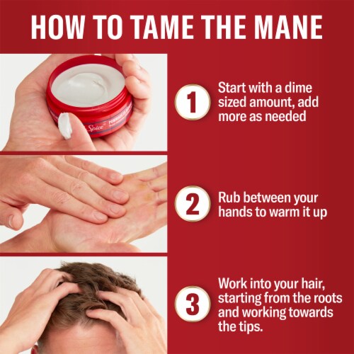 Old Spice Men's Classic Pomade, Medium Hold with Low Shine Perspective: top