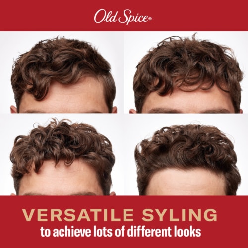 Old Spice Men's Fiji Hair Styling Pomade, Loose Hold, Low Shine Perspective: top
