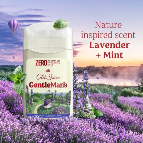 Old Spice GentleMan's Collection Aluminum-Free Deodorant Lavender and Mint 1-Pack Perspective: top