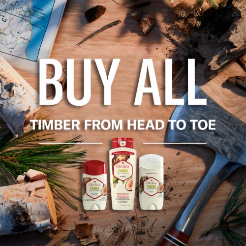 Old Spice Fresher Collection Timber Body Wash Perspective: top