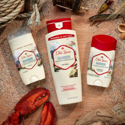 Old Spice Fresher Collection Harbor Deodorant Perspective: top