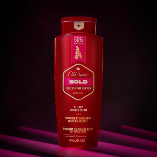 Old Spice Red Collection Bold Body Wash Perspective: top