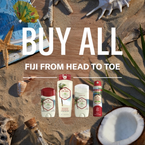 Old Spice Fresher Collection Fiji Aluminum Free Dry Spray Perspective: top