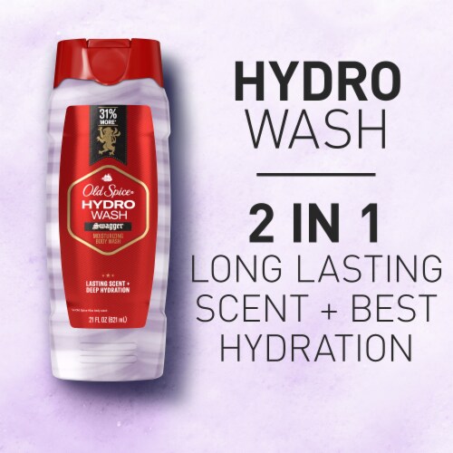 Old Spice Hydrowash Body Wash Smoother Swagger Perspective: top