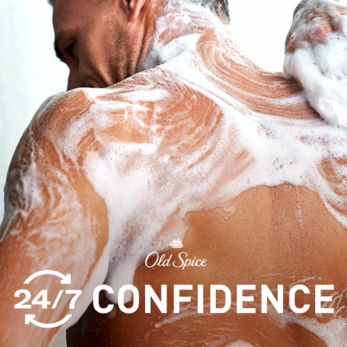 Old Spice Bar Soap with Off The Grid Sandalwood + Aloe Vera Scent Perspective: top