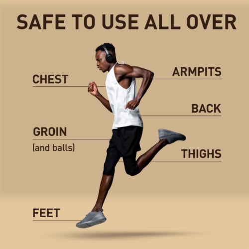 Old Spice GentleMan's Blend Aluminum Free Total Body Deodorant Vanilla + Shea Perspective: top