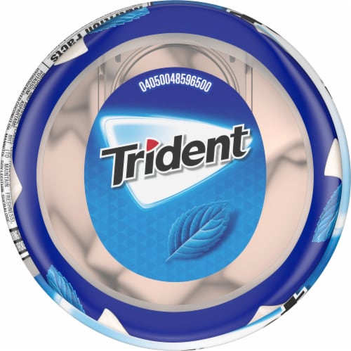 Trident Unwrapped Original Flavor Sugar Free Gum Perspective: top