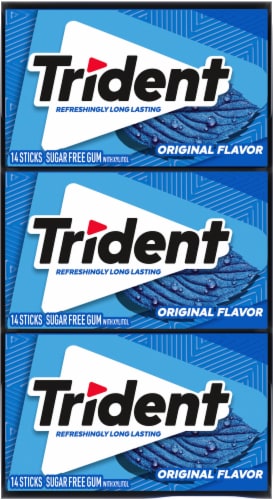 Trident Original Sugar Free Gum 12 Pk 14 Ct Dillons Food Stores