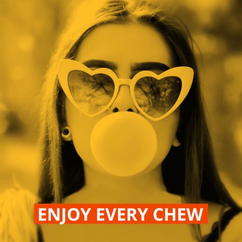Trident Tropical Twist Sugar Free Gum Perspective: top