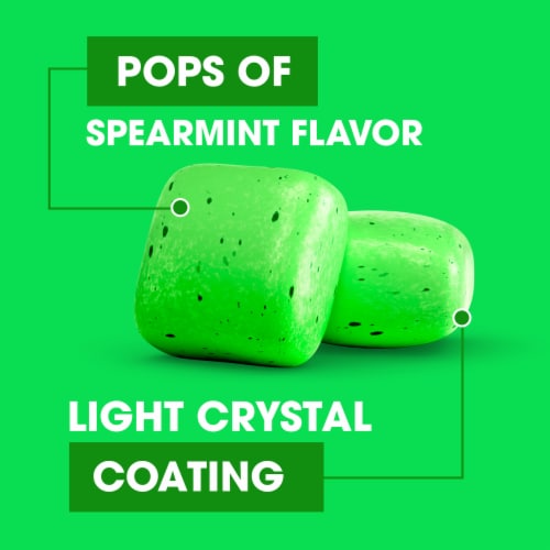 Trident Vibes Spearmint Rush Sugar Free Gum Perspective: top