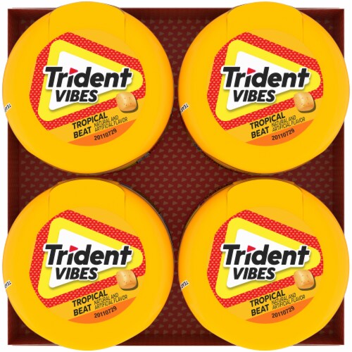 Trident Vibes Tropical Beat Gum Perspective: top