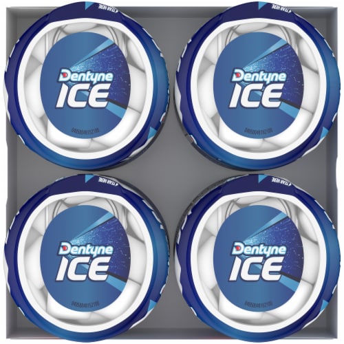 Dentyne Ice Peppermint Sugar Free Gum Perspective: top