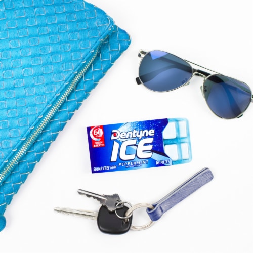 Dentyne Ice Peppermint Sugar Free Gum Perspective: top