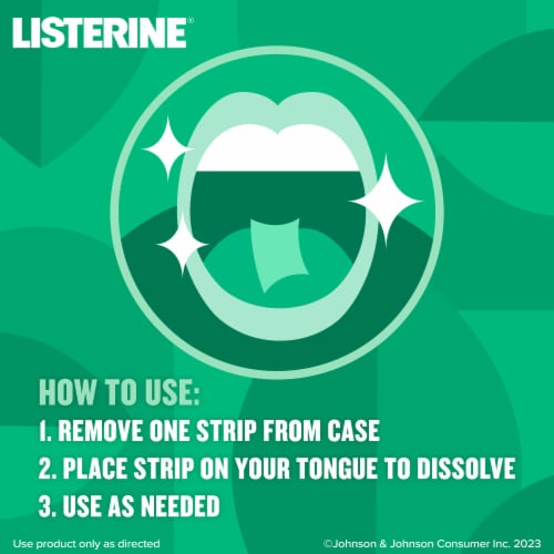 Listerine Freshburst Pocketpaks Breath Strips Perspective: top