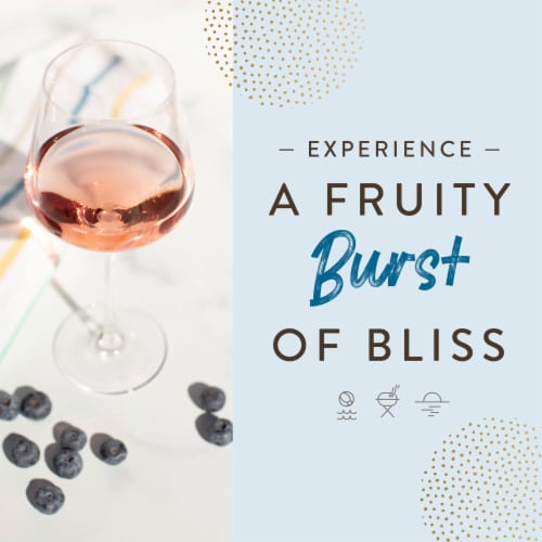 Oliver Vine Series Blueberry Moscato Wine Perspective: top