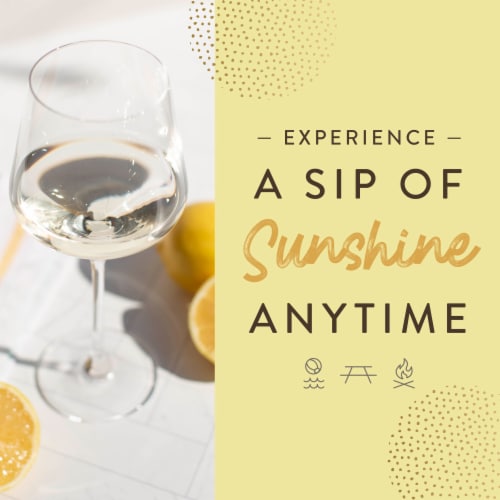 Oliver Vine Series Lemon Moscato Wine Perspective: top