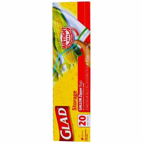 Glad zipper food storage freezer bags cheap