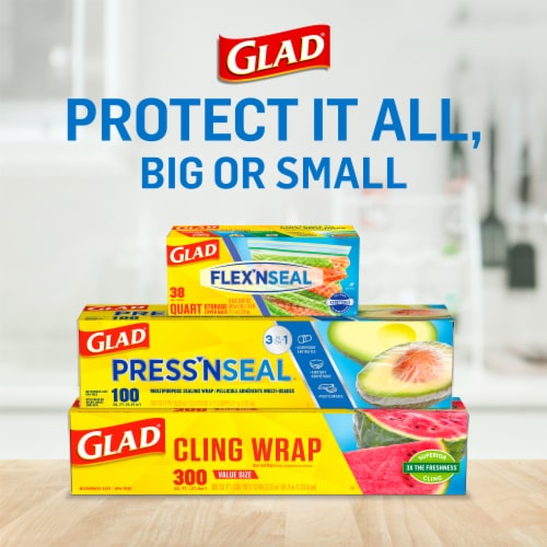 Glad Press'n Seal Plastic Food Wrap Perspective: top