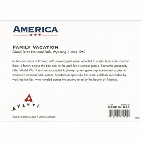 Avanti Press Greeting Card RV Camping Perspective: top