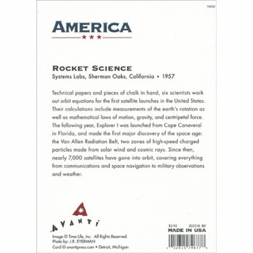 Avanti Press Greeting Card Equations For Satellite Perspective: top