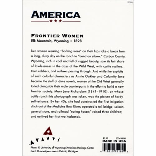 Avanti Press Greeting Card Women Gunslingers Perspective: top