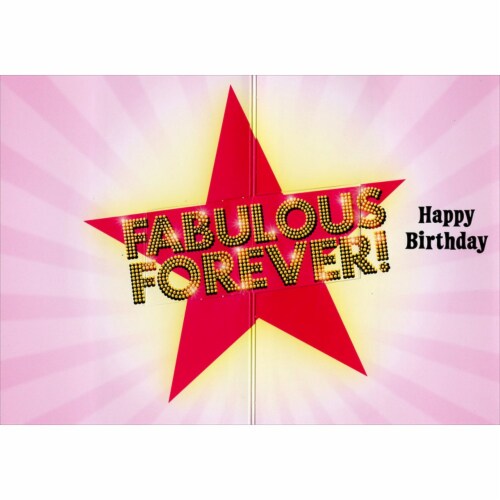 Avanti Press Greeting Cards Birthday Cat with Feather Boa Perspective: top