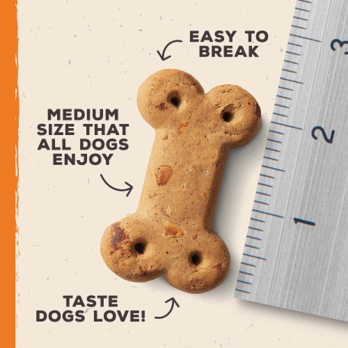 Artisan Inspired® BBQ Chicken & Sweet Potato Dog Biscuits Perspective: top