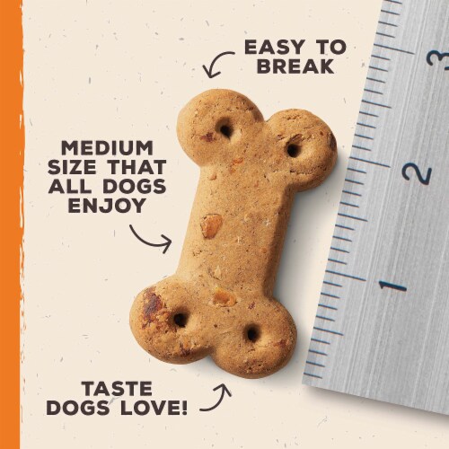 Artisan Inspired® BBQ Chicken & Sweet Potato Dog Biscuits Perspective: top