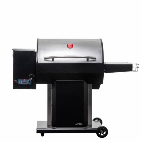 Usg730Ss Stainless Steel Wood Pellet Grill Perspective: top