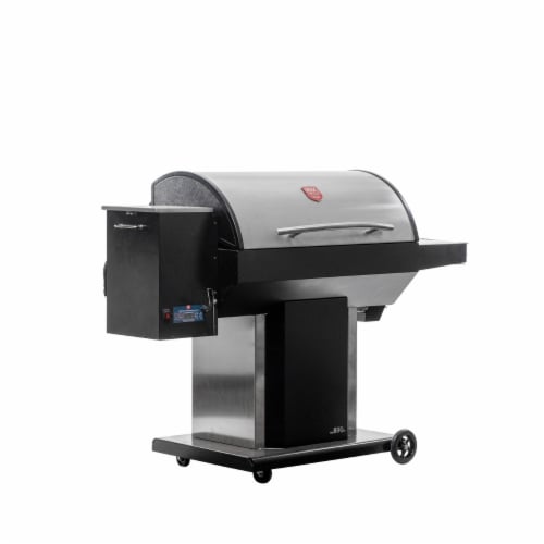 Usg890Ss Stainless Steel Wood Pellet Grill & Smoker Perspective: top