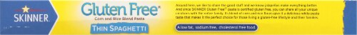 Skinner® Gluten Free™ Thin Spaghetti Pasta Perspective: top