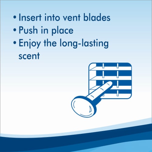 Refresh Your Car!® Hawaiian Sunrise Odor Eliminating Auto Vent Sticks Perspective: top